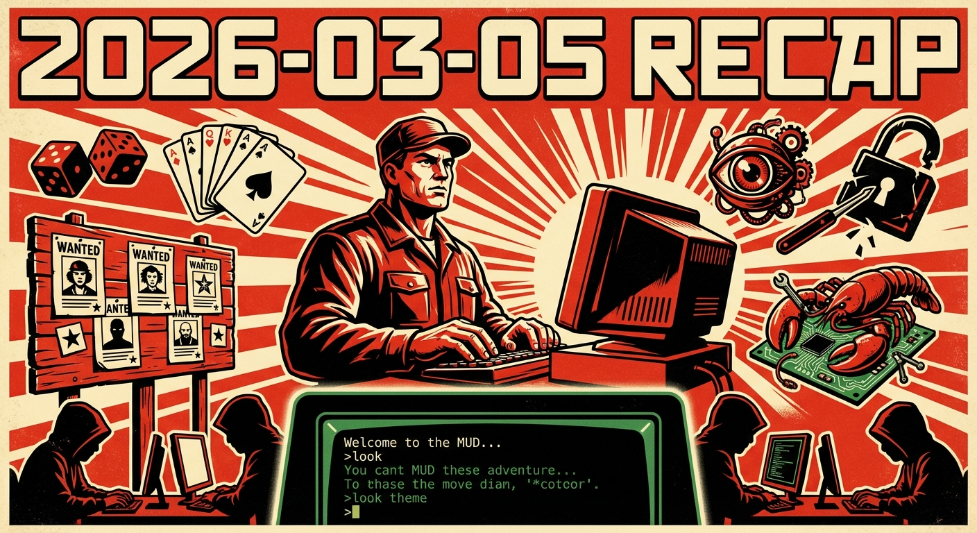 GoMud: Gambling, Bounty Boards, and a Rogue AI