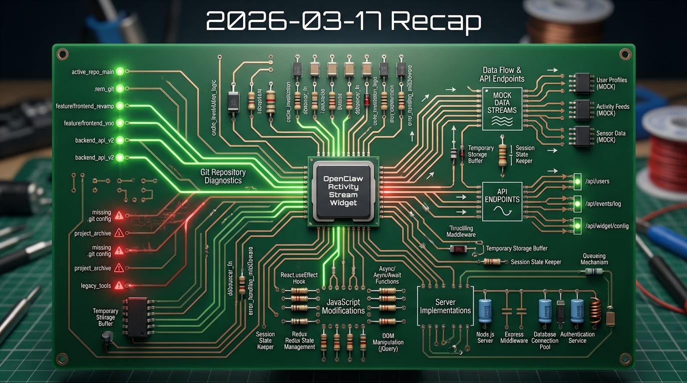 Building an OpenClaw Activity Stream Widget