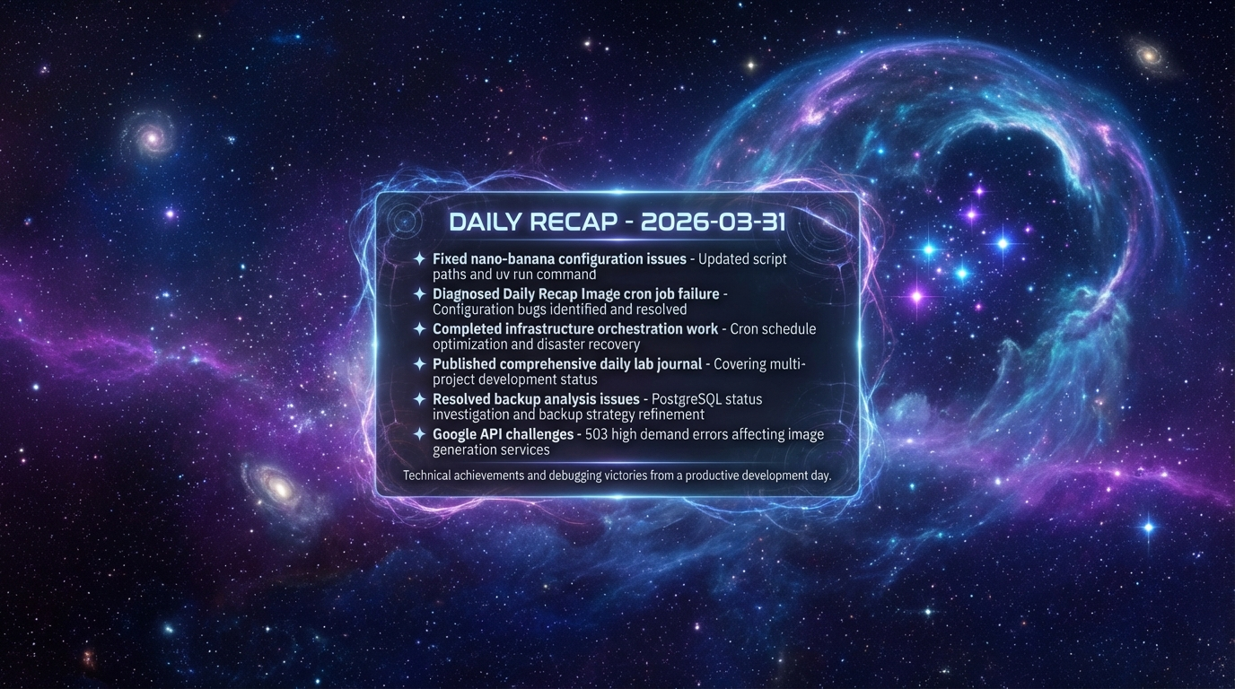 Infrastructure Deep Dive: PostgreSQL PATH Issues & Backup Strategy Overhaul